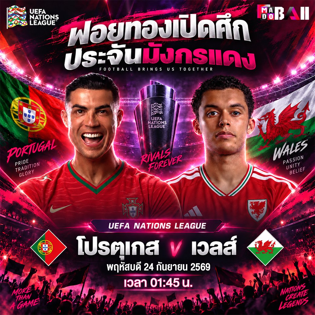 madoballv2's tweet photo. 🔥พร้อมมันส์กันรึยัง #วัยรุ่นชาวบอล คืนนี้มีเดือดแน่นอน🔥
💻เว็บ Madoball เว็บแห่งการรับชมกีฬาถ่ายทอดสด
👉ดูได้ที่นี่ https://t.co/V8z1xF9Hqw
🥰คมชัดระดับ HD ไม่มีสะดุด รับประกันทุกความประทับใจ

#madoball #บอลสด #บอล #เว็บเเนะนำ #เว็บดีแนะนำ #ดูบอลสด #บอลวันนี้ #เว็บmadoball https://t.co/3430Qtd95K
