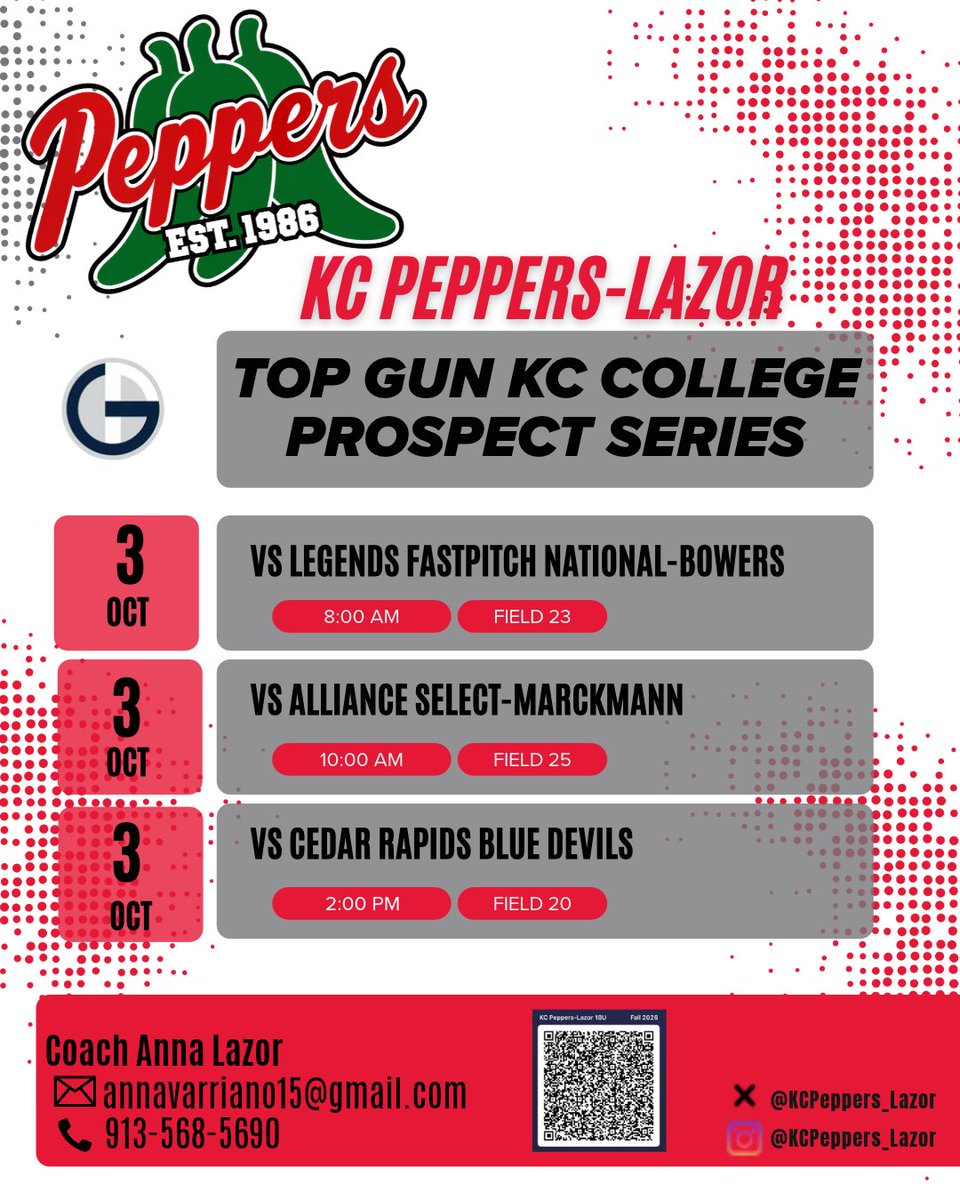 KCPeppers_Lazor's tweet photo. 1️⃣0️⃣ more days till the Peppers are back on the field competing!! Let’s go Peppers 🌶️. #pepperfamily #oneteam #onestandard #onefamily #pepps🌶️ https://t.co/2TraBdrZnh