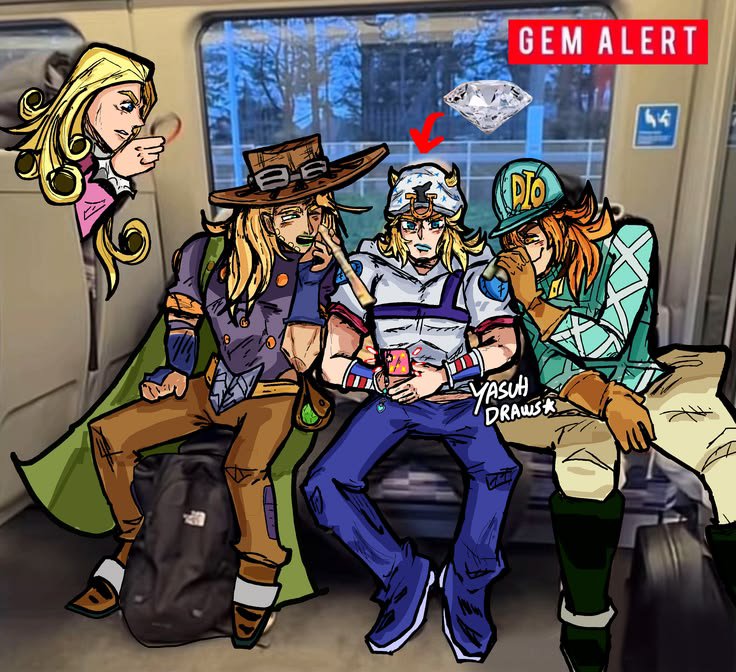 yasuhodraws's tweet photo. 💎🔍

#steelballrun #jjba #jojosbizarreadventure https://t.co/S8Jmw6PY3n