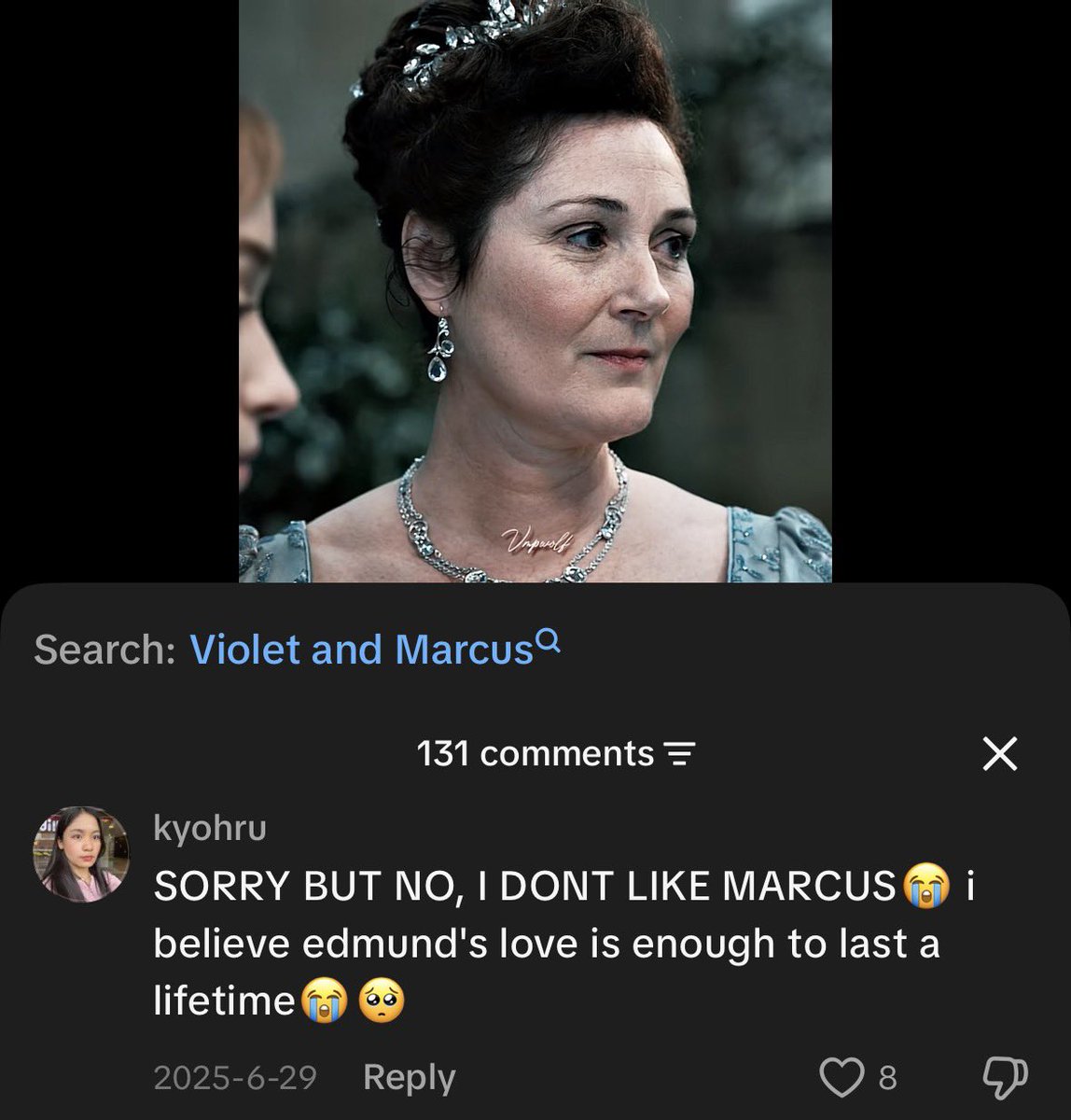 sapphicspiral's tweet photo. straight bridgerton fans: the WHOLE POINT of francesca’s story is that you CAN find love again after loss

also them: https://t.co/eQhN9f6ByE
