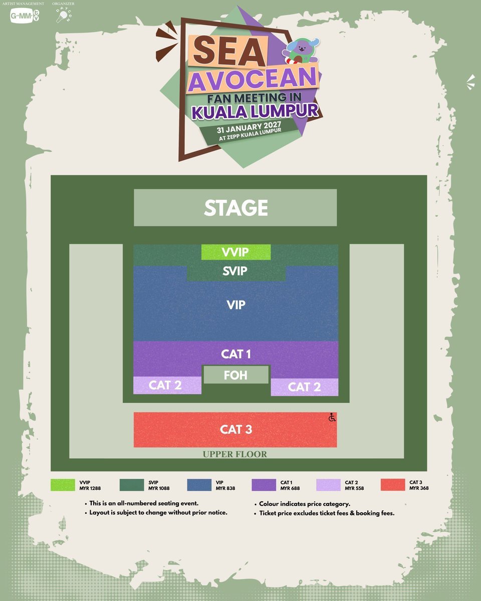 qwnn_Txplus's tweet photo. 🎫 SEA AVOCEAN FAN MEETING IN KUALA LUMPUR 👑
✨ Sea Tawinan クアラルンプール公演
代理チケッティング受付中!
📅 2027/1/31(日)
📍 ZEPP KUALA LUMPUR 🇲🇾
🎟️ 席種・エリア・枚数・予算をDMへ!
#SeaTawinan #SeaAvOcean #AvOcean #ZeppKualaLumpur #GMMTV #チケット代行 https://t.co/JqHv1WbLgH