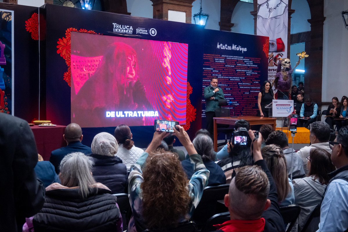 rimoba's tweet photo. 🎃💀 ¡Estamos a solo 10 días de que comience la gran fiesta del Alfeñique en #Toluca!

Y seguimos sumando sorpresas: Fela Domínguez y Yahir junto a la Sonora Santanera, recorridos de misterio por el Panteón de La Soledad, Iraida Noriega, el regreso de Morras Malditas. https://t.co/XXt2MncUOE