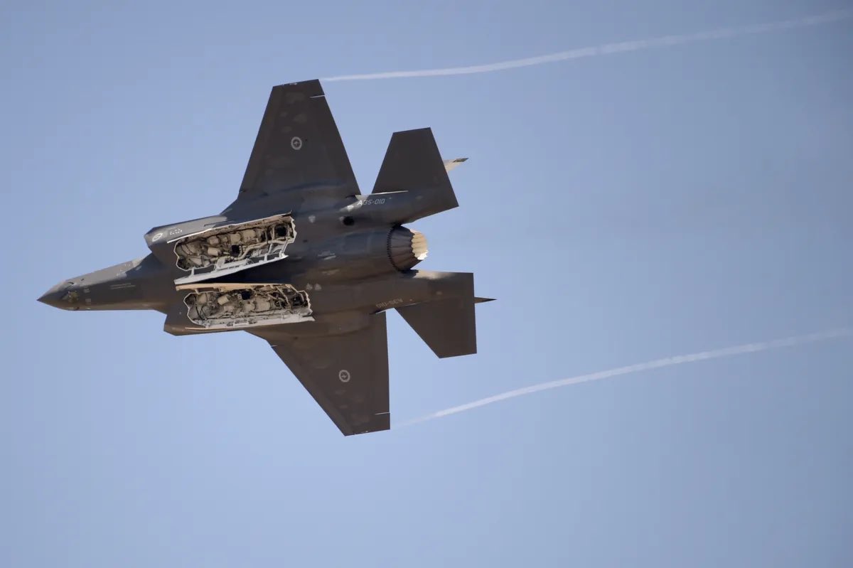 sentdefender's tweet photo. The F-35 parts that were accidentally shipped to China, a cockpit canopy and bay door, have been taken into possession by the Chinese government, according to Bloomberg, citing people briefed on the matter. The parts were from an Australian Air Force F-35 that was being shipped to the U.S. for inspection or disposal, per the report.
