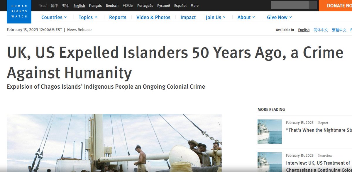 OscLat's tweet photo. @rogerlorton @christiansanzok @andyburnham Si bueno, ยฟcuando tiempo ondeo la bandera en Chagos?
Nunca mencionas a Chagos viejo putaรฑero
ยฟSera que no los deja bien parado haber torturado y seguir torturando hoy a los verdaderos dueรฑos de las isla a la cuales torturaron y expulsaron para crear la base Diego Garcรญa? https://t.co/AJ29dAk6oe