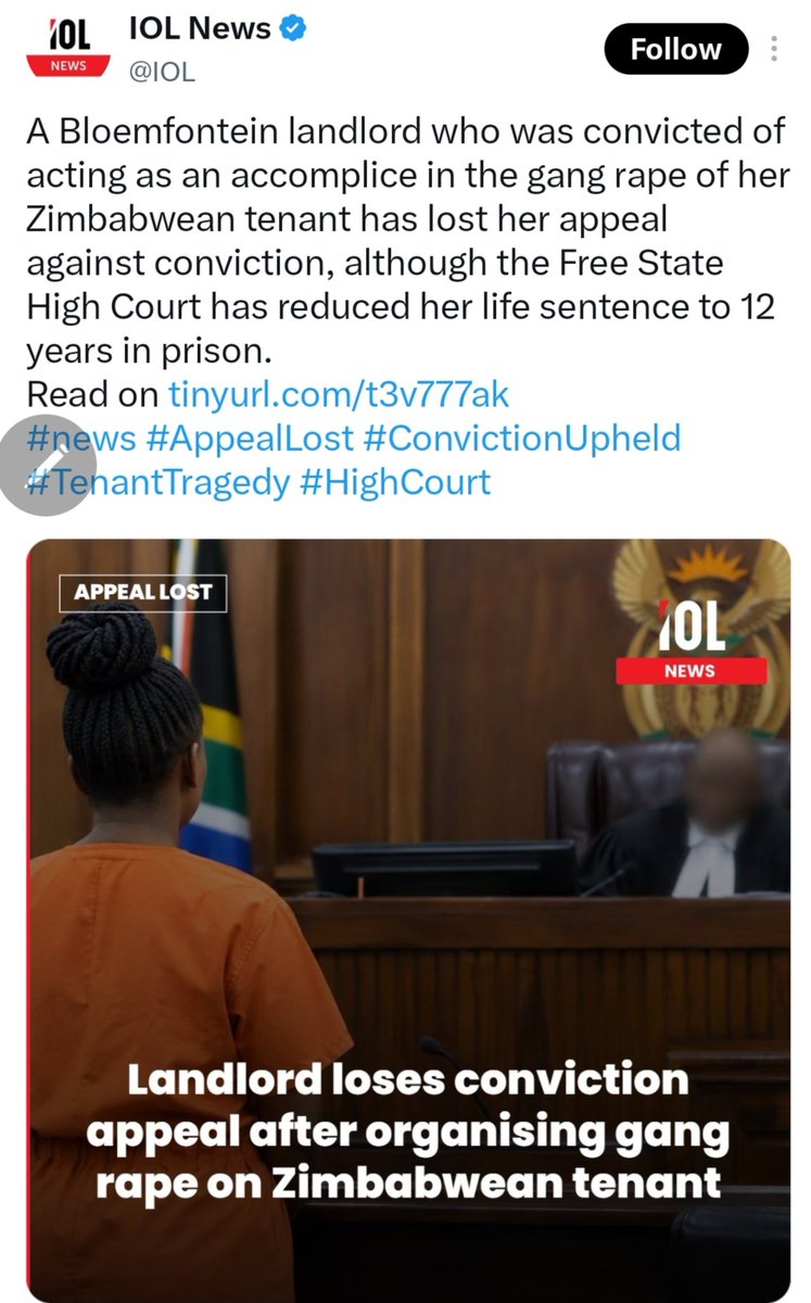 IvorTour's tweet photo. A South African woman organized a gang rape on a Zimbabwean woman in Bloemfontein asking the men she organized to rape her and kill her and teach her what is Bloemfontein this is a woman doing this to a woman ,where are the Purple Gang and those women led by the leader of the Xenophobes who were very vocal last week speaking a lot about foreigners killing women in South Africa this is a South African woman who organized that men rape a Zimbabwean woman in Bloemfontein and kill her!!Woman to Woman!!
