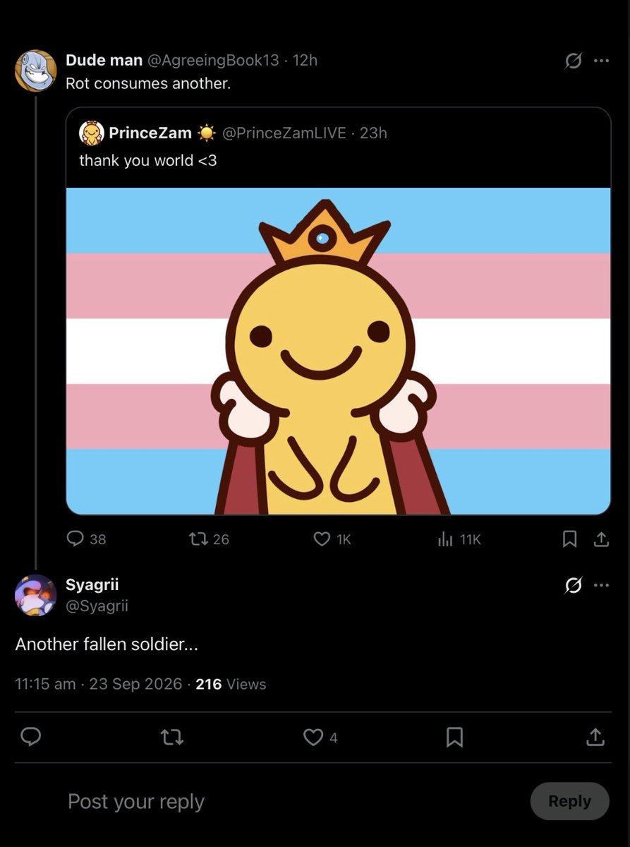 SloobGoob's tweet photo. Do 12 year old transphobes just all say the same shit https://t.co/P5v07ephmi