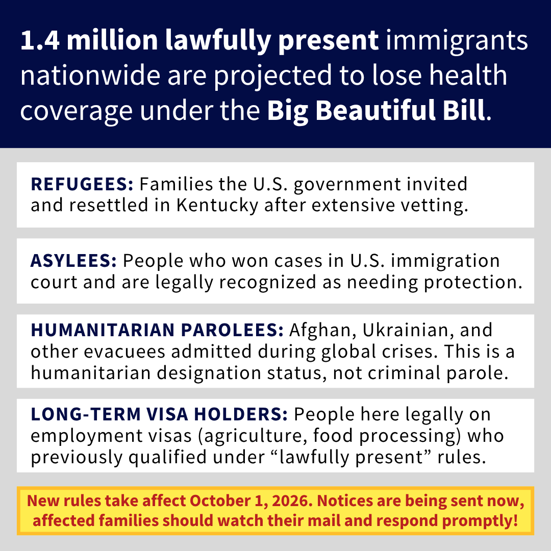 kyvoices4health's tweet photo. On October 1, Medicaid rules change for many lawfully present immigrant groups. Green card holders, kids &amp; pregnant patients should be able to keep their coverage. Not sure where you stand? Talk to a trusted local kynector before applying or renewing: https://t.co/aS7YGQm4gb https://t.co/4AXjdTk6qJ