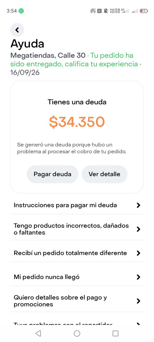 Priscillavfer's tweet photo. @RappiColombia Me están cobrando un pedido que ya pague y el soporte de la app no sirve para nada! No puedo hacer pedidos ni utilizar la app apesar de que pagó por mi suscripción a Premium entonces??? Hasta cuando rappi? https://t.co/rMDTJvxq1e