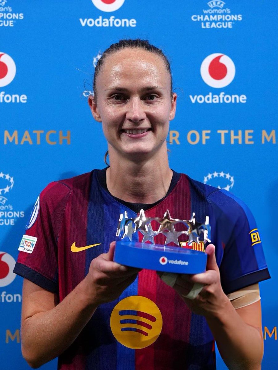 vivabarcacom's tweet photo. Another match, another MVP for Caroline Graham Hansen. 🐐 https://t.co/FfvPEA7gOT