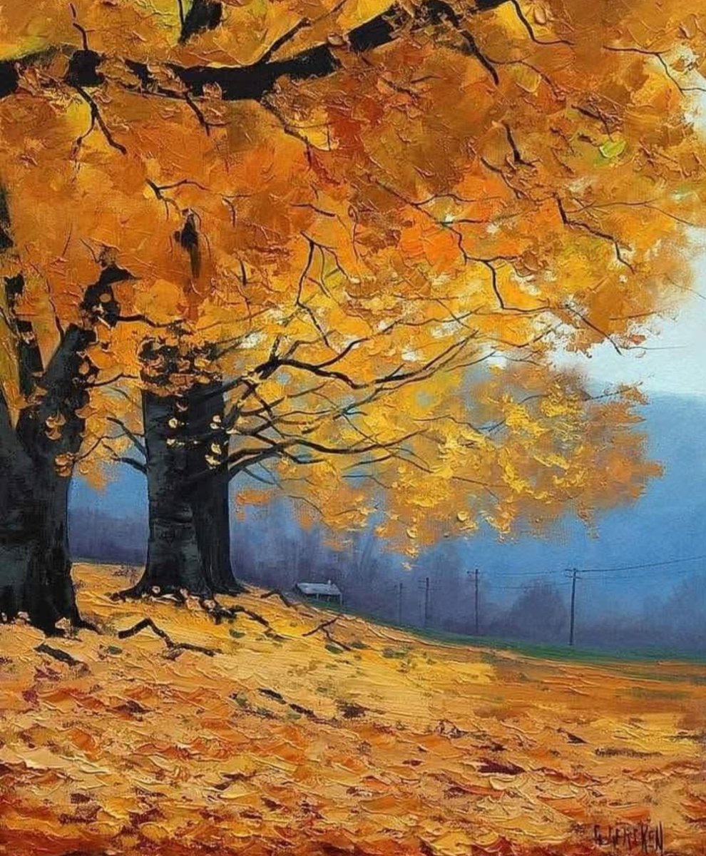 Anne5954's tweet photo. .

Feuilles dorées 

Graham Gercken🖌 https://t.co/ElsO9ciGsY