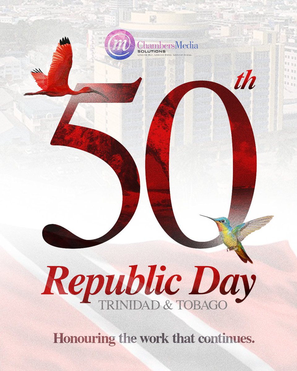 ChambersMedia_'s tweet photo. On 24th September 1976, our first Parliament met under the new Republican Constitution. The work continues. Happy Republic Day, Trinidad and Tobago.
#RepublicDay #TrinidadAndTobago #Republic #NationalPride #CaribbeanExcellence #CMS https://t.co/IWiQqiXFXC