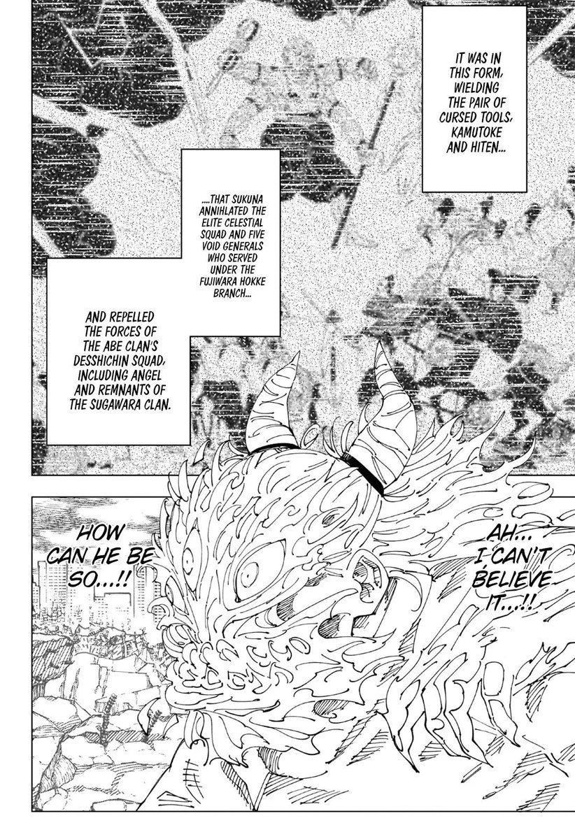 yoryyy_'s tweet photo. creia que Sukuna era el que corría hacia Kashimo, pero viéndolo mejor es Kashimo quien corre hacia Sukuna y este le hace un contraataque, por la pose de Sukuna el parece irse hacia abajo para preparar el golpe, significa q el detuvo a Kash+la onoma empieza a la derecha, q opinan? https://t.co/Udbwikly7z
