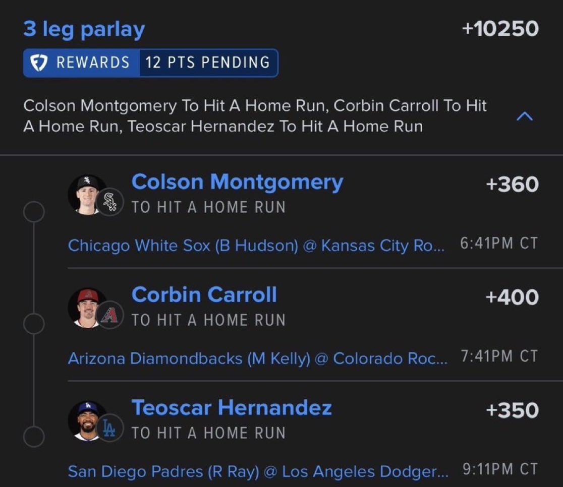 BetBeastDC's tweet photo. 💣 MLB Home Run Lotto (+10250

DONT MISS OUR NEXT PLAY.
JOIN THE DISCORD TO UNLOCK 🔓 FREE PICKS 👇👇
https://t.co/l0BJrzLs0o

Lfg 🔥 @Playbook

#NFL #NBA 🏀 | #WNBA | #CBB 🏀 | #Fanduelparlays 🔐 | #PROPS | #POTD 📋 | #Picks | #MLB ⚾ | #Gambling𝕏 | #Parlay #Moneyline | #Yard https://t.co/28AIvKfnkP