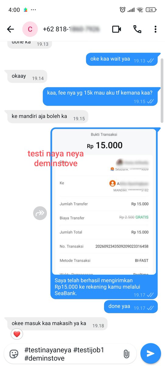 nayaneyya's tweet photo. mumpung inget wkwk, ni aku upload testimoni Job 1 dan Job 3 yapp. aku ada 3 job per hari nya.

📍𝗧𝗲𝘀𝘁𝗶 𝗝𝗼𝗯 𝟭 &amp; 𝗝𝗼𝗯 𝟯💓🤏 https://t.co/OHfa4pwPD5
