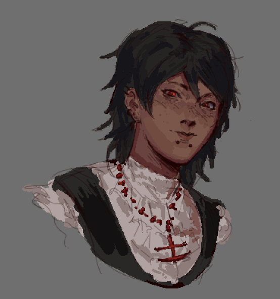 goskk16's tweet photo. Alguns esboços de portrait q fiz pra uns personagem de rpg  ! https://t.co/784U8dP6sV