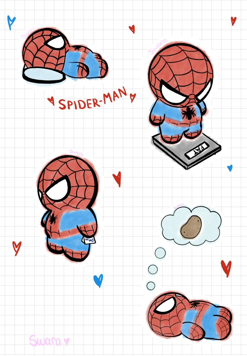 asapswara's tweet photo. spidey sticker sheet? 

#spiderman #spidermanbrandnewday https://t.co/PWajFGCvB4