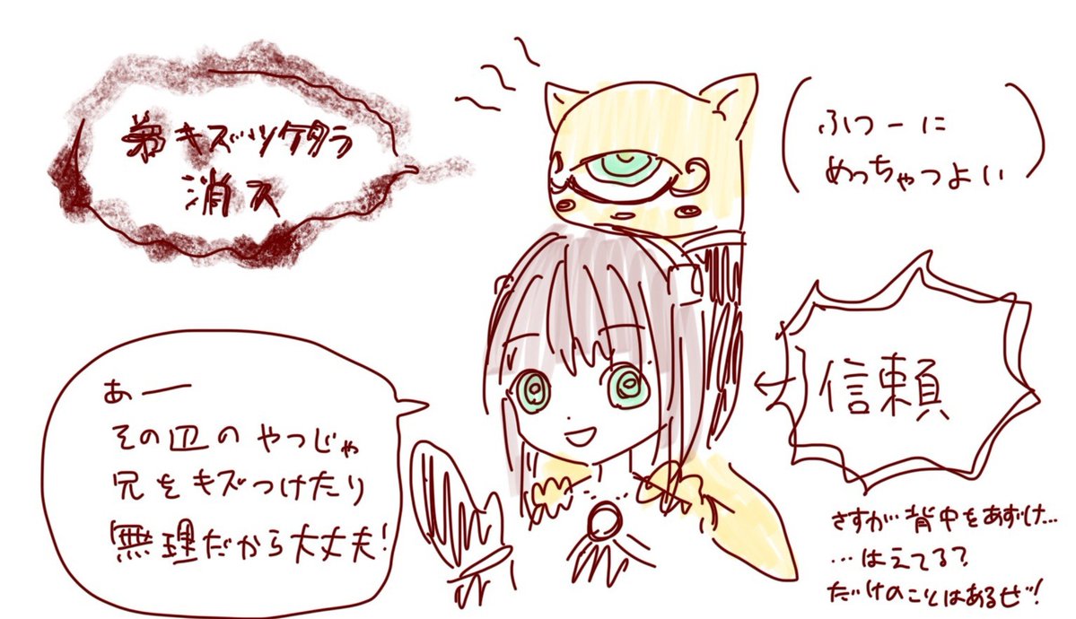 8KanaEyuki8's tweet photo. 正解は１３番　仲良し一心同体系ブラコン　でした！

「血の繋がりがある兄弟」というルールだったので　物理的に血を繋げてしまった狂人です☆ https://t.co/VQR8THlyI4