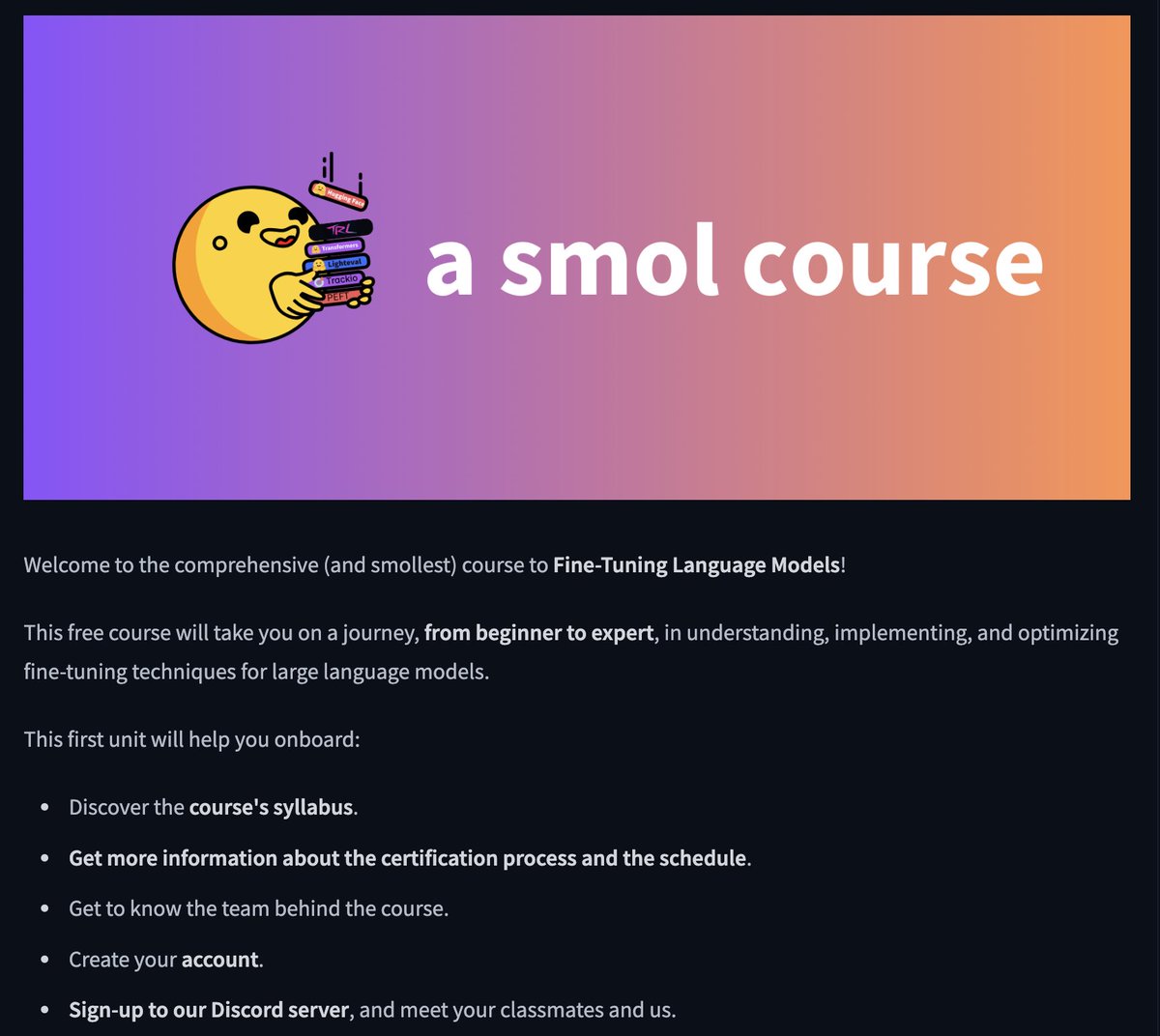 dleeships's tweet photo. It's awesome that you can learn ANYTHING in this age 

Taking the @huggingface "smol-course" to get experience with fine-tuning 

Will share my experience here :) https://t.co/TV4xHBlyBT