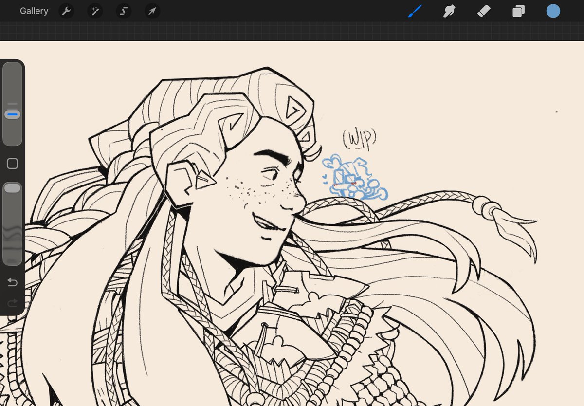 boobaloof's tweet photo. Ye olde Aloy wip

#Horizonforbiddenwest #Aloy https://t.co/rVko4V3lCY