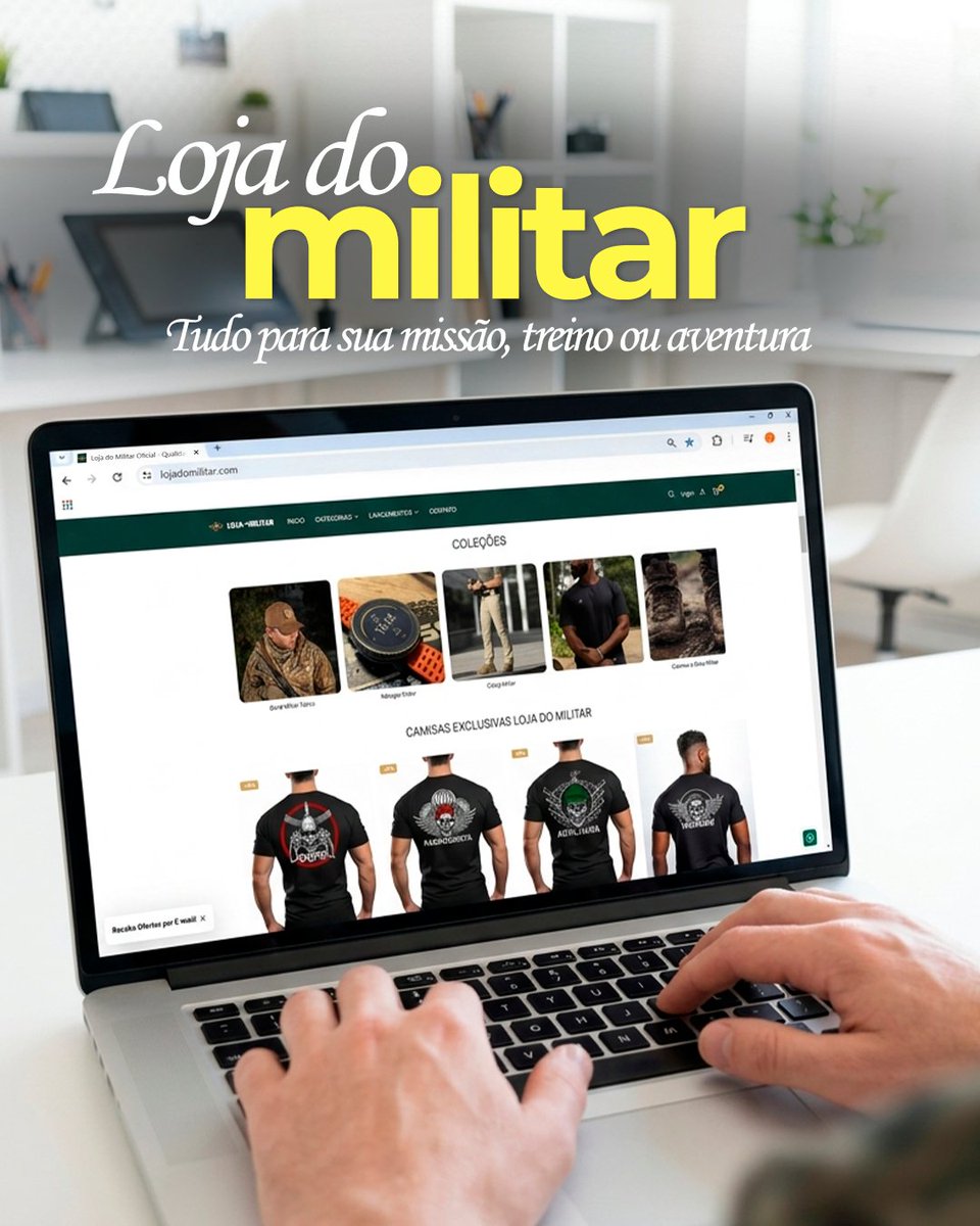 lojadomilitarof's tweet photo. Do equipamento tático ao vestuário militar, encontre produtos para acompanhar sua rotina e seus desafios.

Acesse o site da Loja do Militar e confira nosso catálogo.

#LojaDoMilitar #EquipamentoTatico #Militar #Aventura #Equipamentos https://t.co/M2cMwI4O4h
