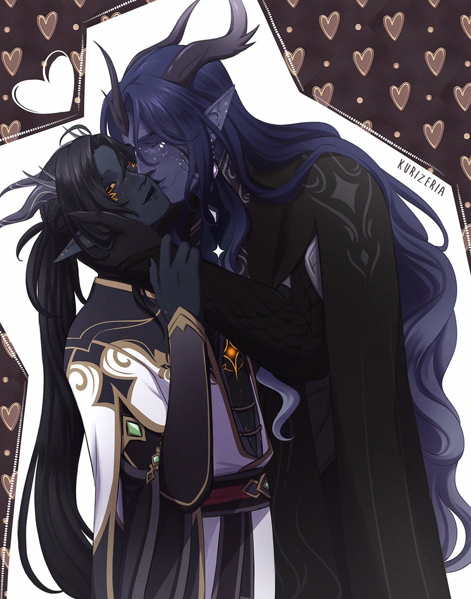 kurizeria's tweet photo. September 23rd is Ateris' birthday!
HE GETS KISSES FROM THE HUSBAND

Zagreus: @Mari_scadoodles 
#thedragonprince #tdpoc #thedragonking https://t.co/cIjLaTNMt2