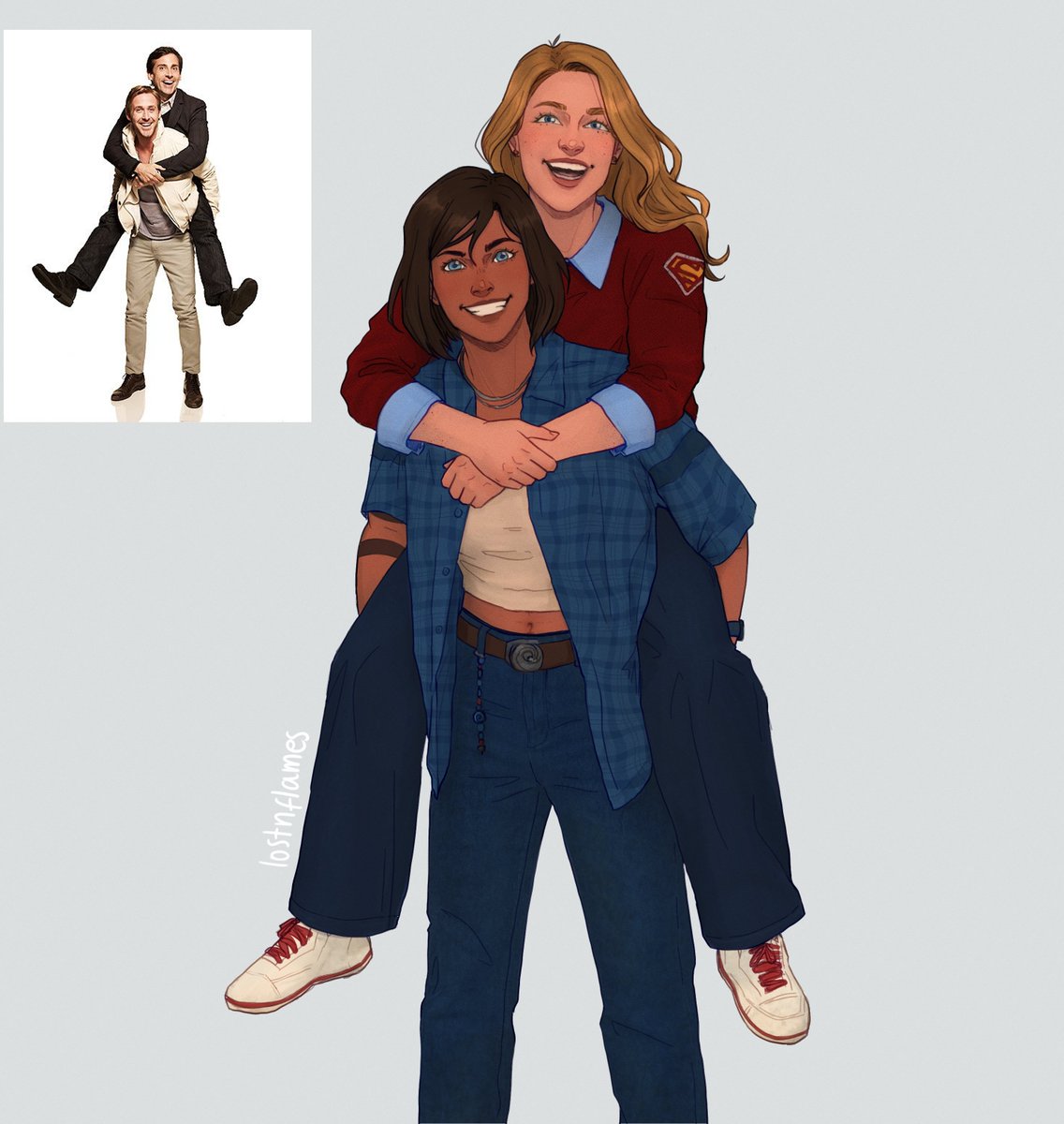 lostnflames's tweet photo. bi duo 

#supergirl #korra https://t.co/036F0xzXzy