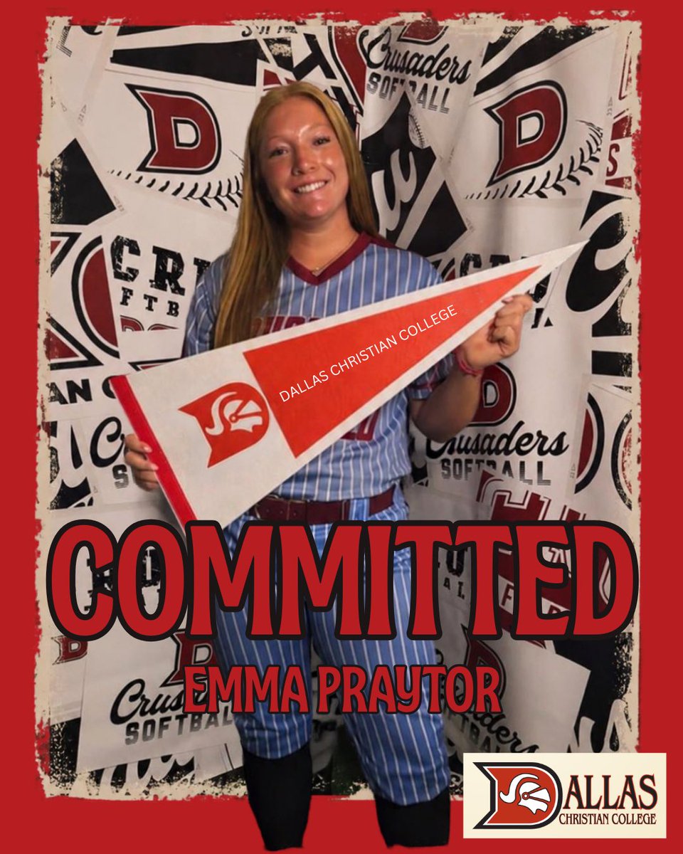 GloryAdkinsGold's tweet photo. 🥎🎉CONGRATULATIONS to EMMA PRAYTOR on her commitment to Dallas Christian College! We’re so proud of you and know you’ll be amazing!🎉🥎
#halosup😇 https://t.co/rJjbZiThY3