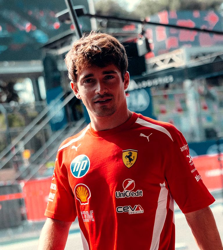 SFerrarixRP's tweet photo. ╰🗣️"It’s a track that I enjoy driving and that has been good to me, especially on Saturday, but the races have been more challenging. Hopefully we can fix that this year.”

#AzerbaijanGPRP https://t.co/58hfJOTuiV