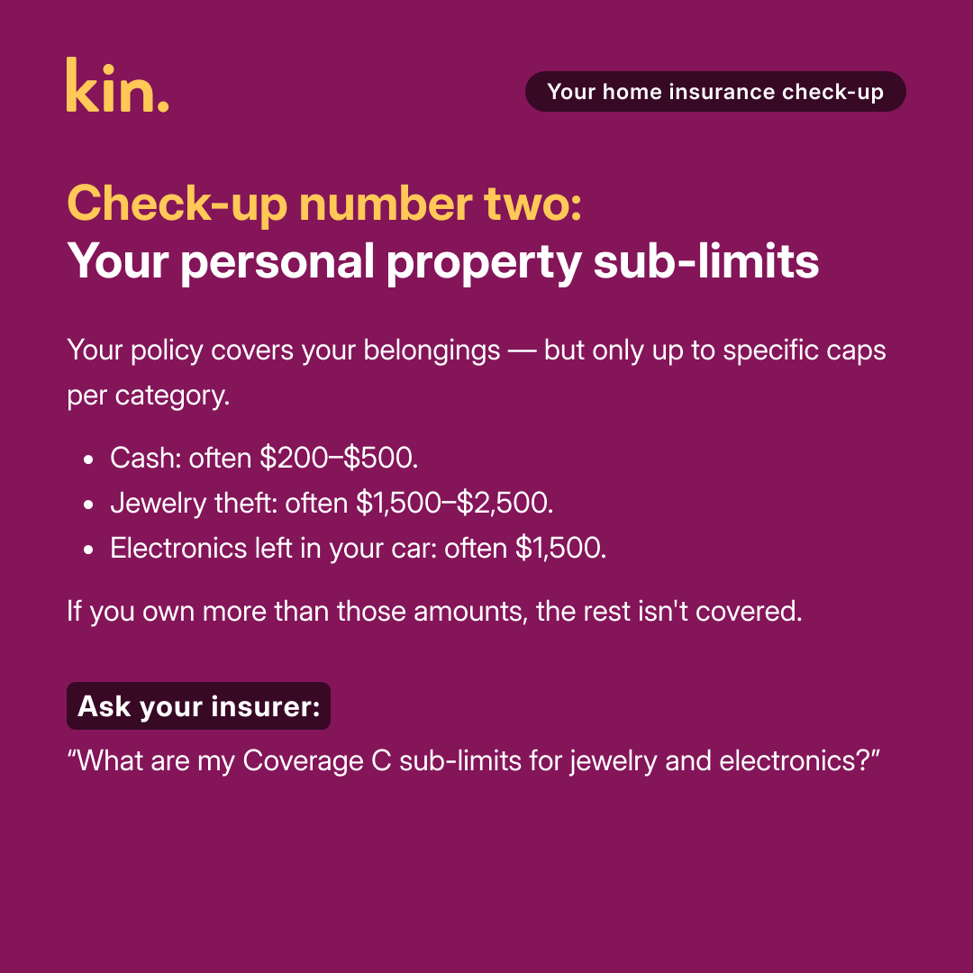 KIN's tweet photo. Reviewing your home insurance sounds simple. But you’re probably not an insurance expert (and many homeowners have never heard of Ordinance or Law coverage, Coverage C sub-limits, or Water backup coverage). Learn more at https://t.co/JXixB0MgZC https://t.co/F3zsnrMAaK