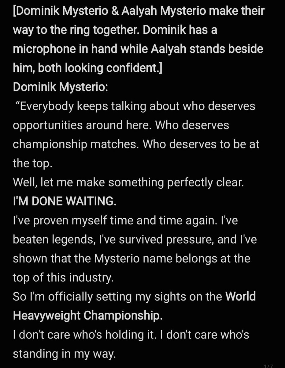 LivAceWrestling's tweet photo. @dirty_dominik28 @LaPrincesa619 https://t.co/Su29KYz7CX