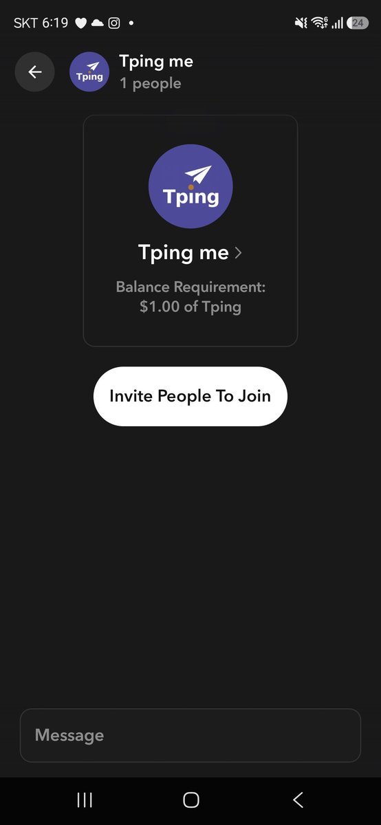 Tping_me's tweet photo. https://t.co/npJnJWkpa5

The Tping community chat is live on @Flipcash https://t.co/2PkAIgV6MK