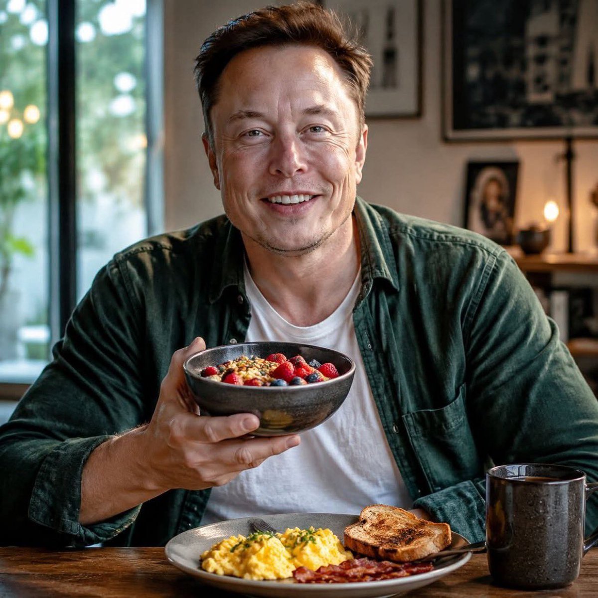SxorbitProject's tweet photo. Be honest 👇 

🍳If you could have breakfast with one billionaire, who would you choose? 

A) Elon Musk 🚀
B) Warren Buffett 💰
C) Bill Gates 💻
D) Jeff Bezos 📦 https://t.co/AaSZakC2vo