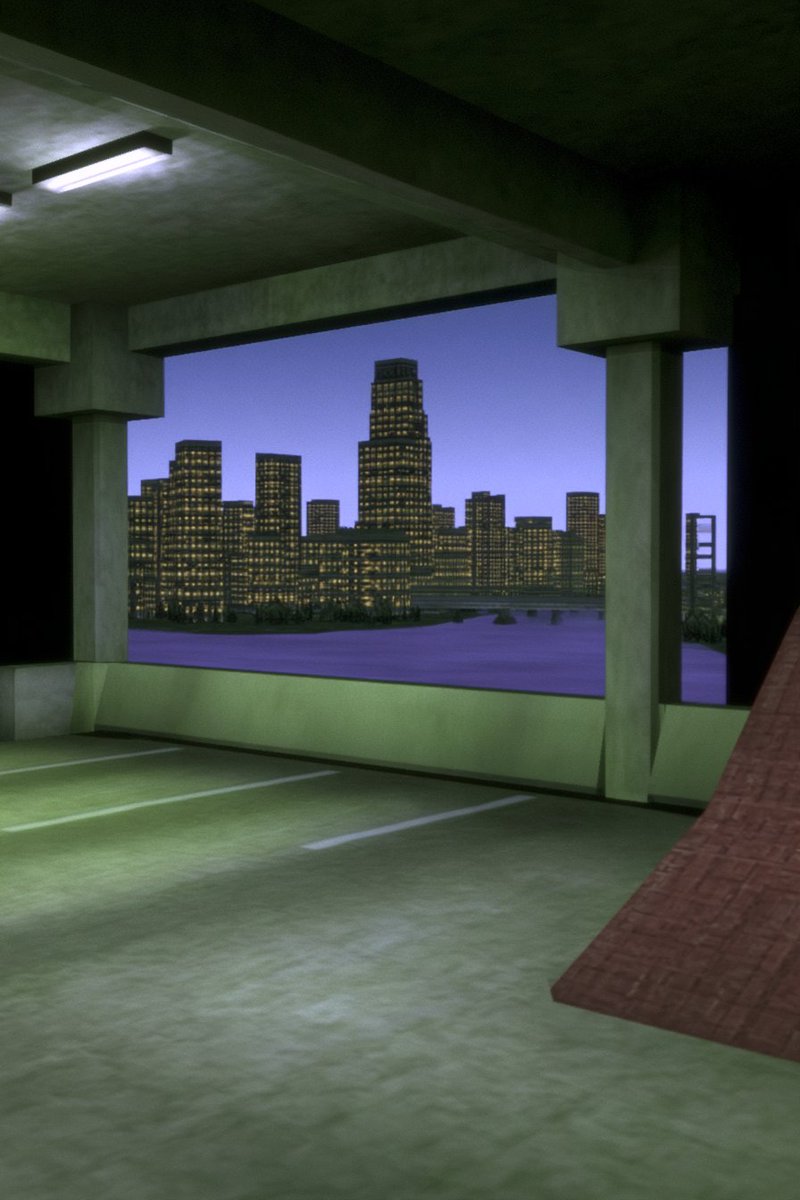 lostnlatency's tweet photo. parking garages get views that apartments charge extra for https://t.co/bGIg9lPlcS