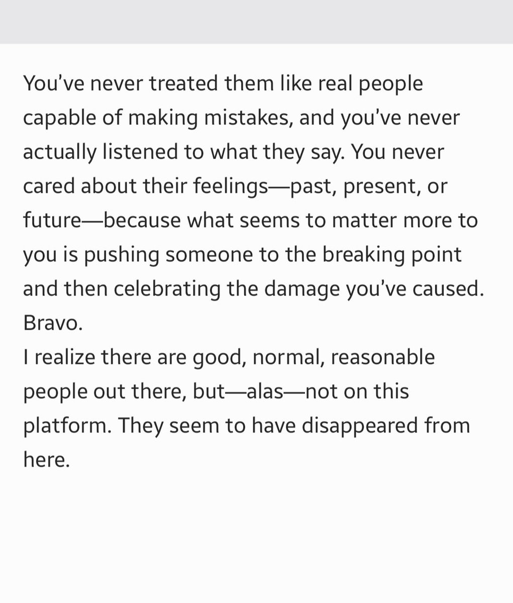Pandapurplot7's tweet photo. This will be my last post on this platform; there won't be any more posts or comments. I don't know if anyone will even see this, but still.

When—at what point—did some people calling themselves ARMY start feeling such hatred? When did you decide that wishing death on someone. https://t.co/liUXl1sojS