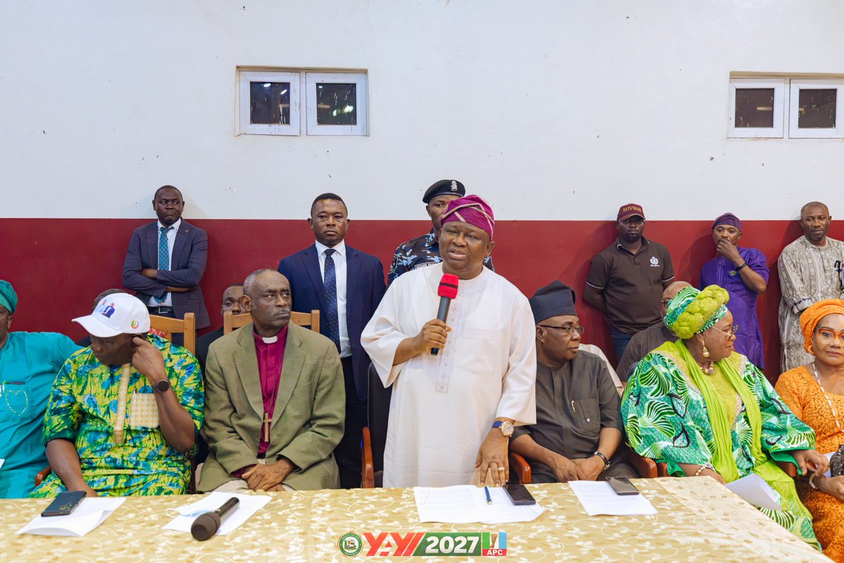Sen_AdeolaYAYI's tweet photo. We had a fruitful engagement with the leadership and members of the Christian Association of Nigeria (CAN), Ogun State Chapter, where we listened to their concerns, requests and expectations for the future of our dear State.

We addressed issues relating to Christian pilgrimage, infrastructure, education, mobility and institutional support, while assuring the Christian community that their legitimate concerns will continue to receive due attention. We also reiterated our commitment to an inclusive government where every citizen, irrespective of religious affiliation or social status, has a sense of belonging.

The engagement provided another opportunity to share our ITESIWAJU Agenda, our nine-pillar development framework for Ogun State. Our vision is anchored on continuity, consolidation and further development—building on the foundation laid by the administration of our Governor, Prince Dapo Abiodun, CON, while introducing new initiatives and long-term planning for infrastructure, education, housing, transportation, industrial development and social amenities.

We sincerely appreciate the leadership and entire Christian community in Ogun State for their prayers, counsel and warm reception. Together, we remain committed to ITESIWAJU IPINLE OGUN, the progress of Ogun State.