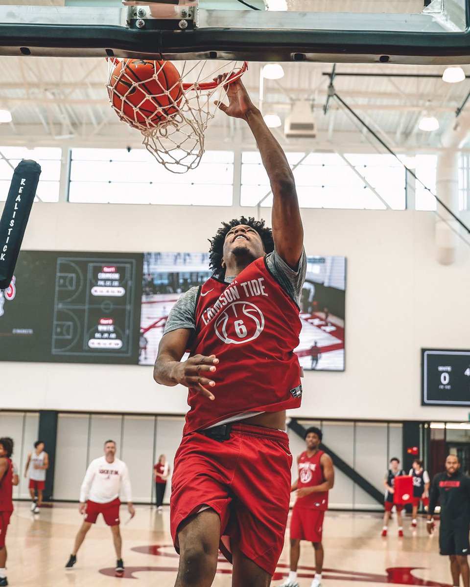 AlabamaMBB's tweet photo. First Practice ✔️ https://t.co/YtjOjkfTBI