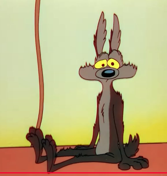 lycheeyokai's tweet photo. wile e coyote pics taken seconds before disaster compilation https://t.co/TxHQRliYAV