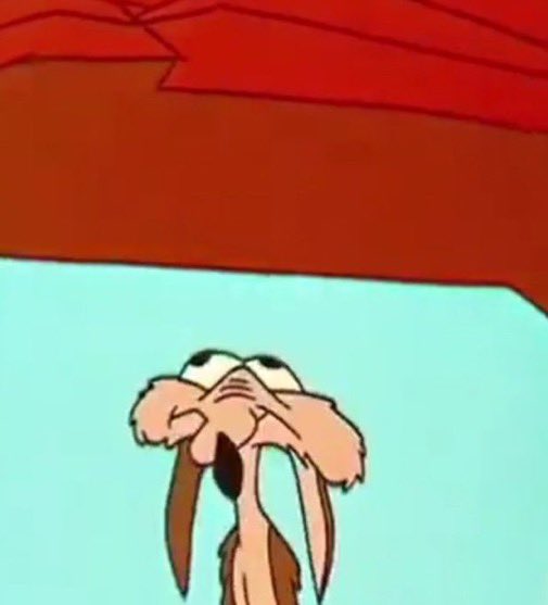 lycheeyokai's tweet photo. wile e coyote pics taken seconds before disaster compilation https://t.co/TxHQRliYAV