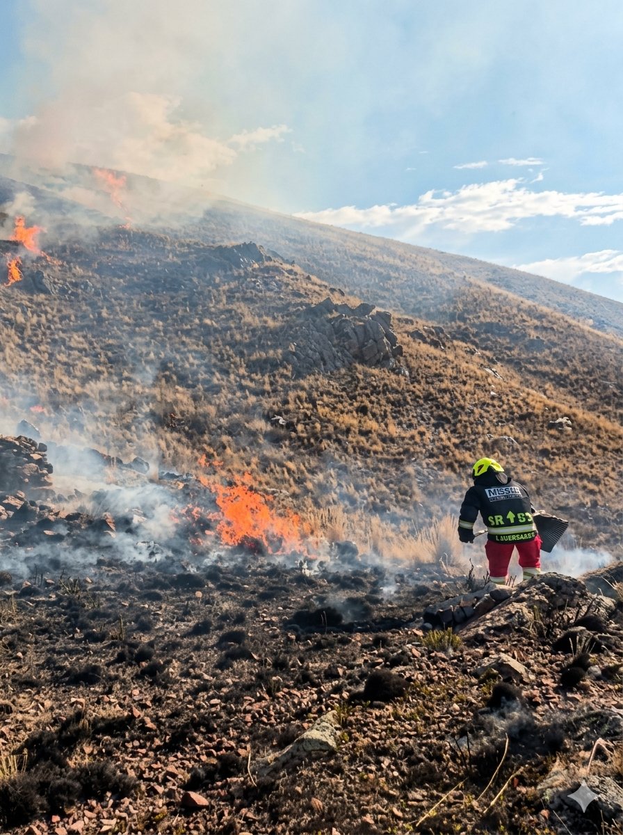 COENPeru's tweet photo. #Puno: culminan la atención de la emergencia por el #IncendioForestal ocurrido el 22/9 en el C. P. Esquen Central, distrito de #Juliaca, provincia de San Román, tras su extinción y el cierre de la #EDAN. Evento consumió 10 ha de cobertura natural. https://t.co/B1dNoGUC5k