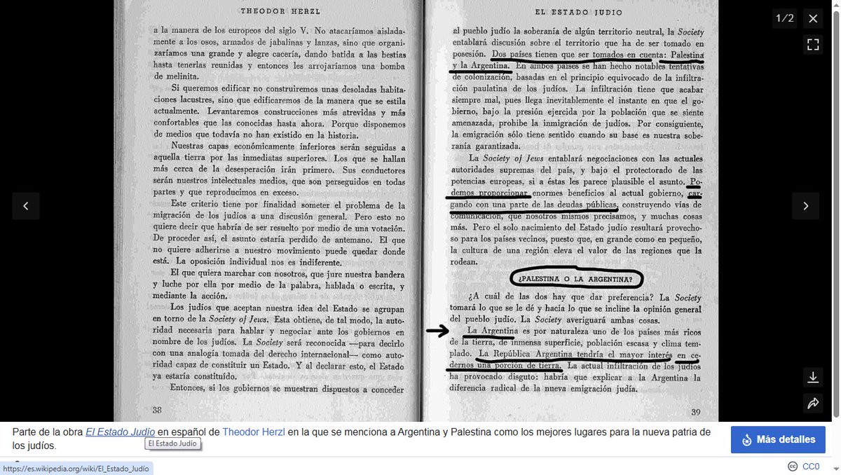 ReloadedLeandro's tweet photo. Theodor Herzl es considerado el padre del sionismo.

En su libro “El Estado Judío” (1896) plantea la posibilidad de quedarse con la Argentina.

Hoy, Milei dijo “Argentina es la nueva tierra prometida” después de su intervención ante la ONU.

En fin... https://t.co/kUSSmh9DDI