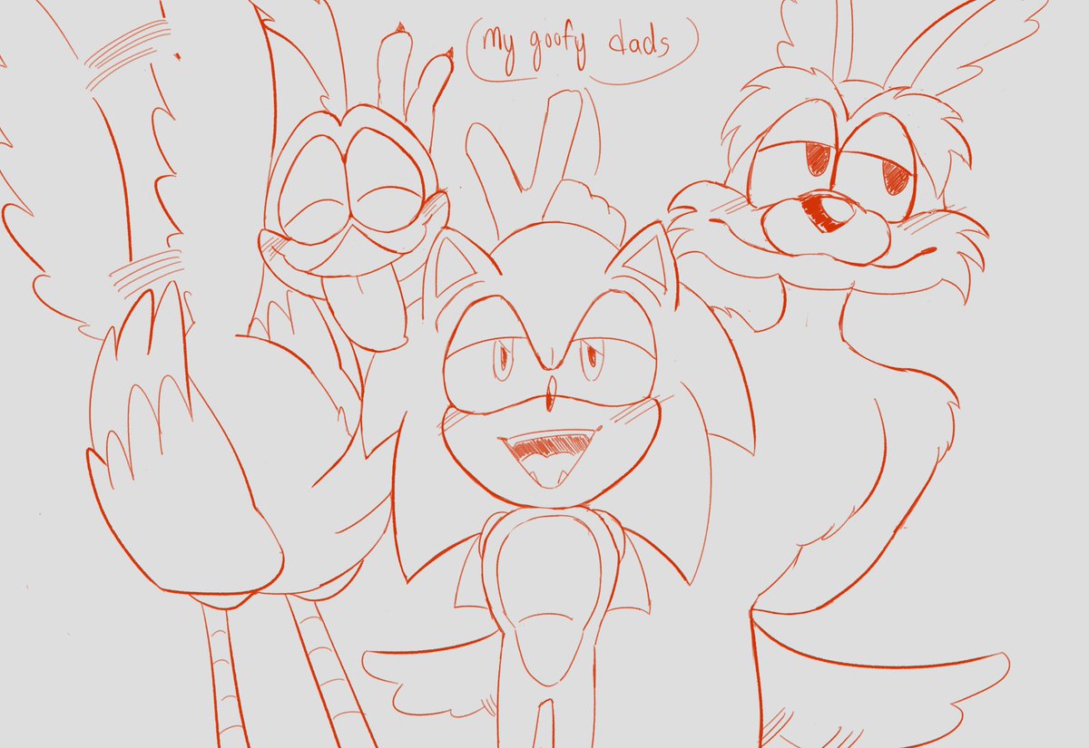 Command_El's tweet photo. They are his goofy dads your honor, I will stand by that 

#wilerunner #roadrage #wilerunner #sonicthehedgehogㅤㅤㅤ https://t.co/xP3eGMQyTh