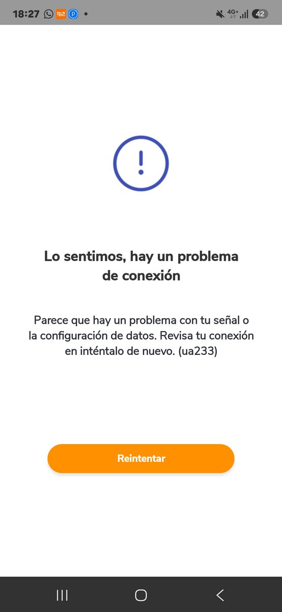 LevyCarmen's tweet photo. @BancoEstado  hola llevo rato intentando ingresar a mi App y me arroja este error . Están con problemas ? https://t.co/t5XZMSgXUJ