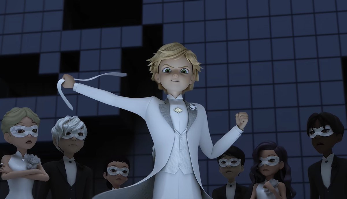 comfortchloe's tweet photo. chloe being the ONLY character who has to deal with the consequences of transforming in public meanwhile you have f*lix who flat out did the same thing in “emotion” during s5 in front of marinette and putting everyone’s lives in danger yet he STILL gets to keep his miraculous🤔 https://t.co/TYQ2Y4YuBw
