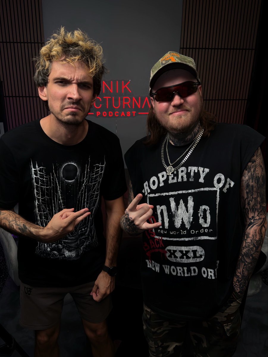 NikNocturnal's tweet photo. New Podcast with WAGE WAR out now https://t.co/ZZzobjBVrR