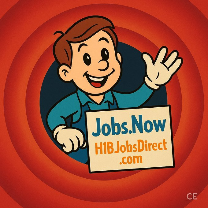 ChiefEngineerCE's tweet photo. That’s all folks for the H-1B scam.

Americans are applying. Americans are winning.

Every posting they thought was hidden is now ours.

https://t.co/bH9qGHSIq5 is how we shut it down.

Stay tuned. The lobby did not see this cartoon ending coming.

Job sites: https://t.co/bH9qGHSIq5 https://t.co/WKATSSS7E2