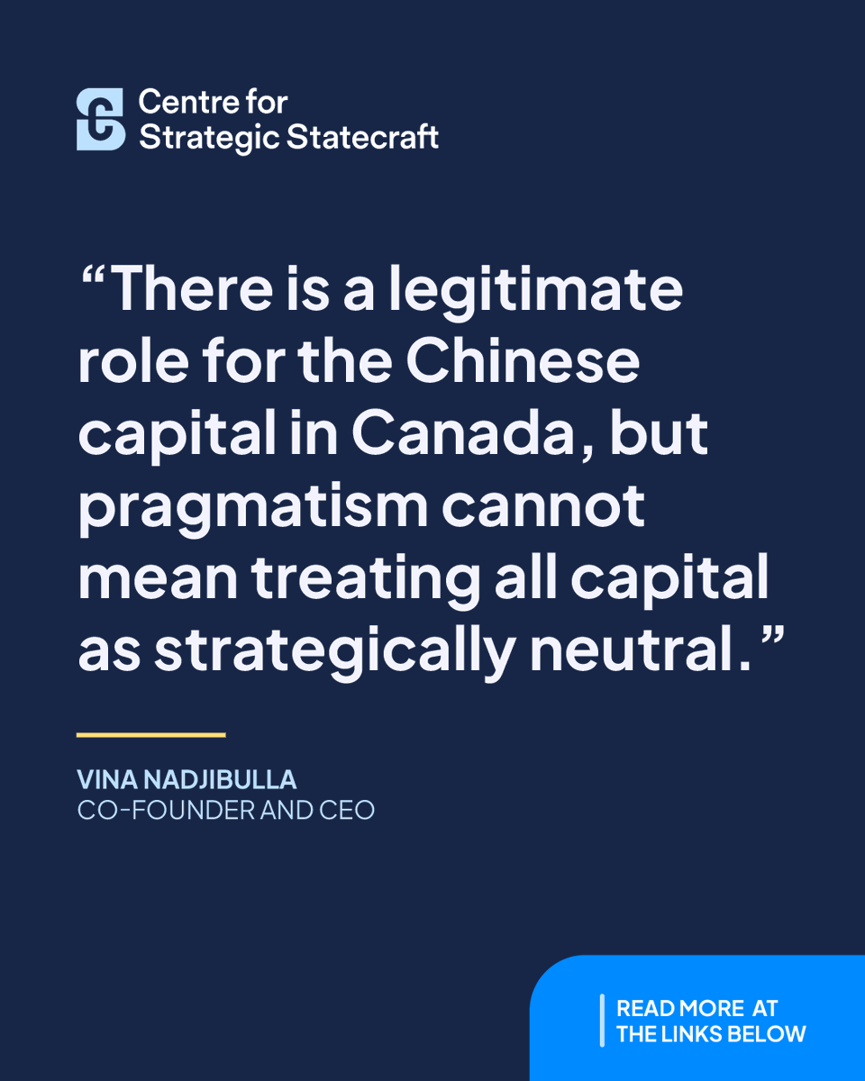 StatecraftOrg's tweet photo. Canada’s new foreign policy direction needs to translate into clear priorities. Our Co-founder &amp; CEO @VinaNadjibulla and Senior Fellow @jbmllr spoke with @TheHillTimes about a public national security strategy and more robust foreign policy framework. https://t.co/82UGXCJcTR https://t.co/eTsb74CRqQ