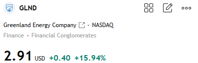 ThomasReedY26's tweet photo. $GLND 
Greenland Energy became one of the biggest momentum names after the U.S.–Greenland security agreement put Greenland's strategic and natural-resource potential back in the spotlight.
It's a geopolitical + resource + micro-cap momentum trade
Want to get the latest and most comprehensive information and accurate stock codes? Please like and follow me, or click the number on my profile to add me on WhatsApp and send me a message. I will invite you to join and send you stock information.
#GLND
#Stocks
#QQQ
#AIStocks