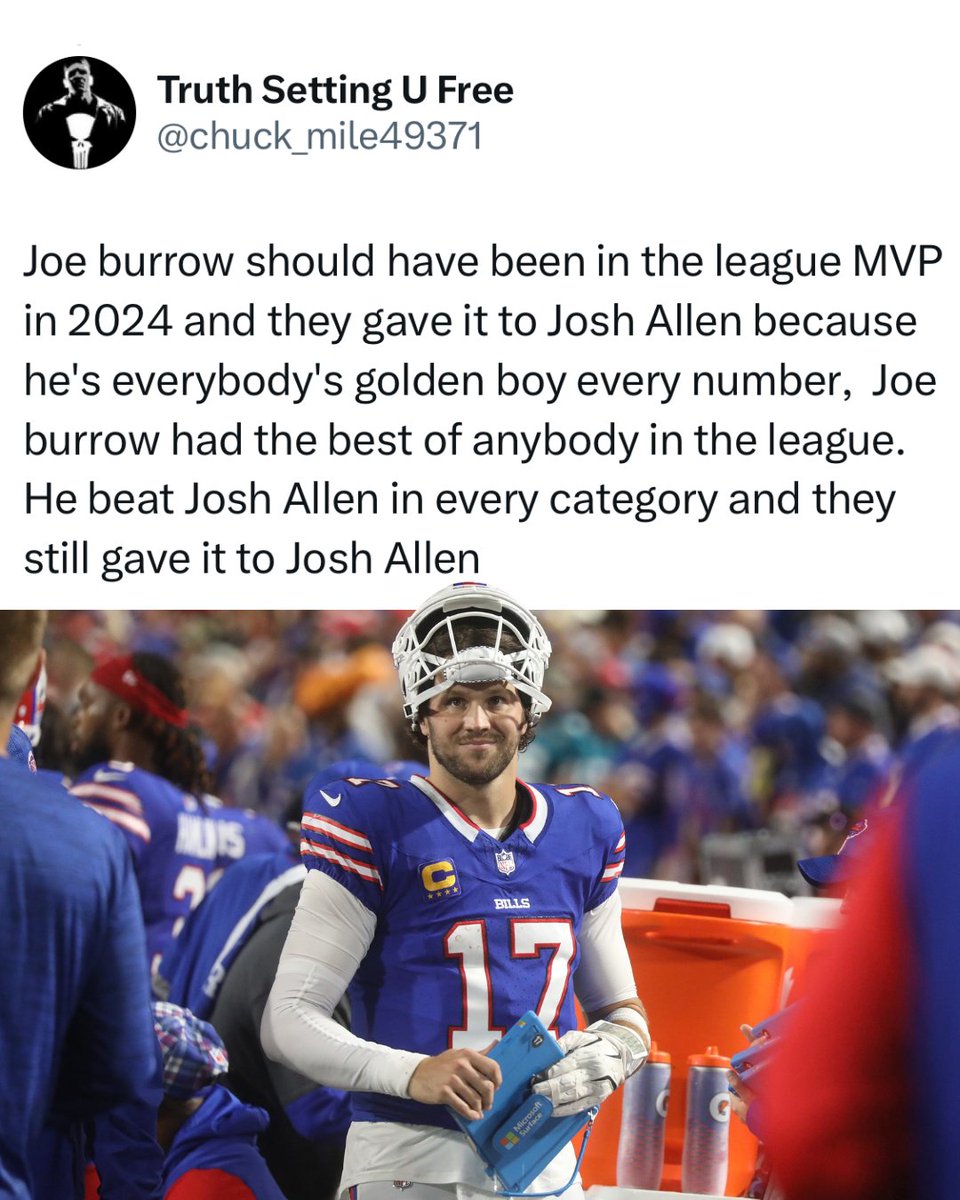 CaesarsSports's tweet photo. Joe Burrow might have been robbed of MVP 👀 https://t.co/5nZOsH7zVa