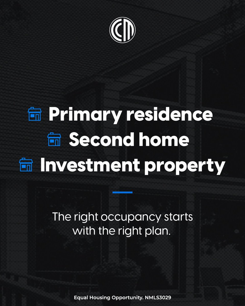 JeffreyMaher's tweet photo. Your occupancy type plays an important role in the financing process. Contact us to learn more. 🏡 https://t.co/132kveWeDF