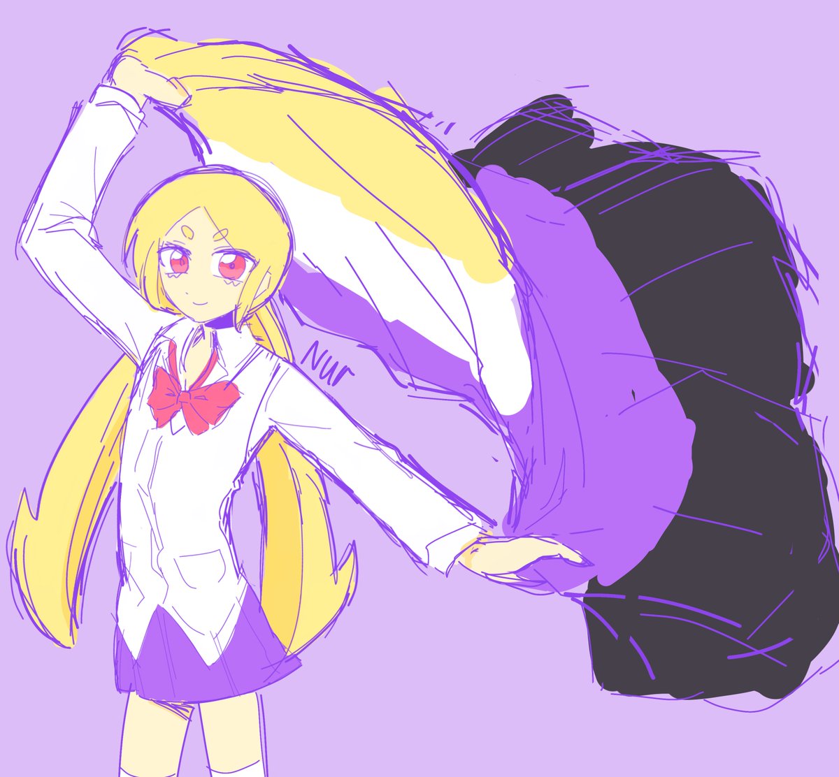 lol12456973's tweet photo. my little sibling (😭?) came out as non binary to me today, and they asked me to draw star nova with the non binary flag lol 🤔
#starnovabrawlstars https://t.co/kCGAk7ijcv